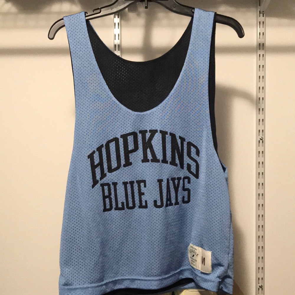 Vintage John Hopkins Lacrosse reversible jersey